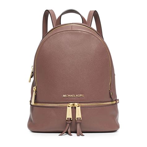 brown leather backpack michael kors|Michael Kors small backpacks women.